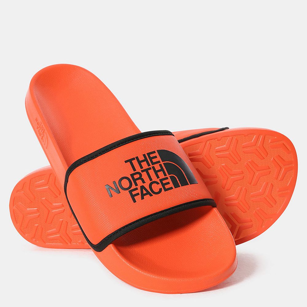 The North Face Slide Mens Australia - The North Face Base Camp Iii Orange / Black (KWR-369072)